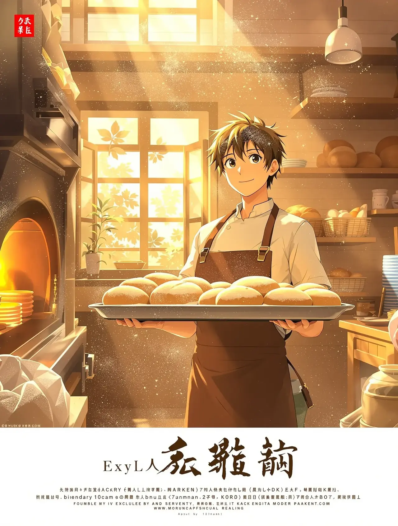 《小镇面包房》短剧封面 - 91短剧官网美食治愈治愈短剧